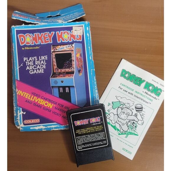 Vintage 1982 Donkey Kong Intellivision #A48 - Picture 3 of 3